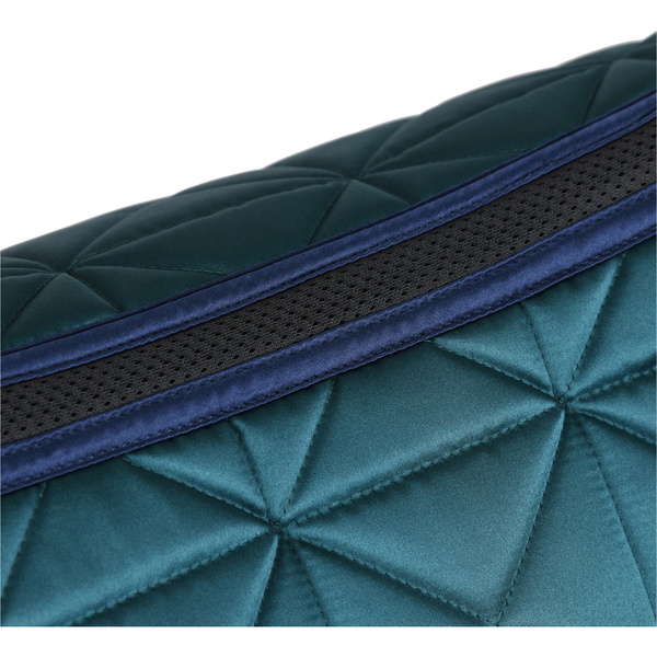 2026 WeatherBeeta Satin Luxe Air-Tec Dressage Saddle Pad 1030348007 - Forest Green